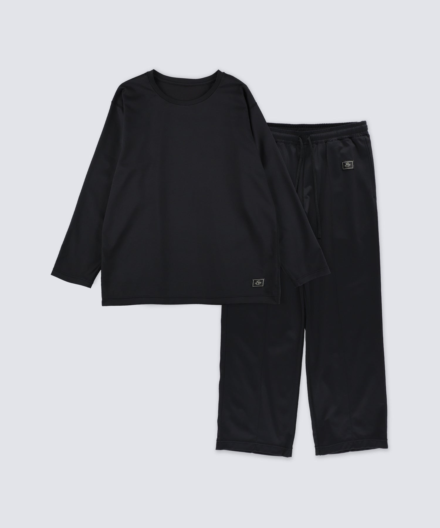 【一般医療機器】Foo Tokyo シルキータッチ ロングスリーブ & ロングパンツ リカバリーウェアセット ブラック - Foo Tokyo公式ストア
