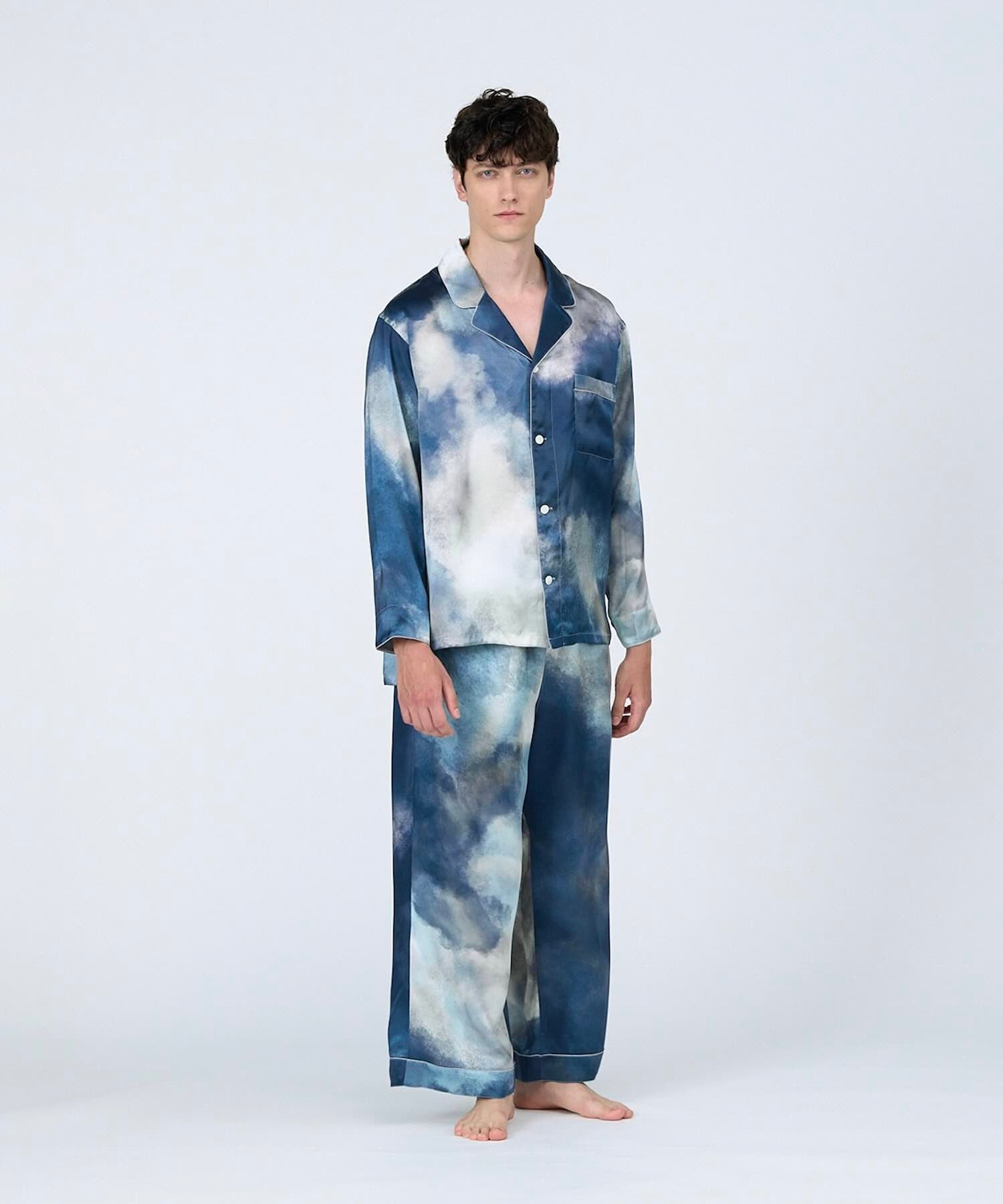 【セットアップ】シルク100%パジャマ foo tokyo Foo Tokyo 公式ストア | 【セットアップ】シルクパジャマ ミントグリーン