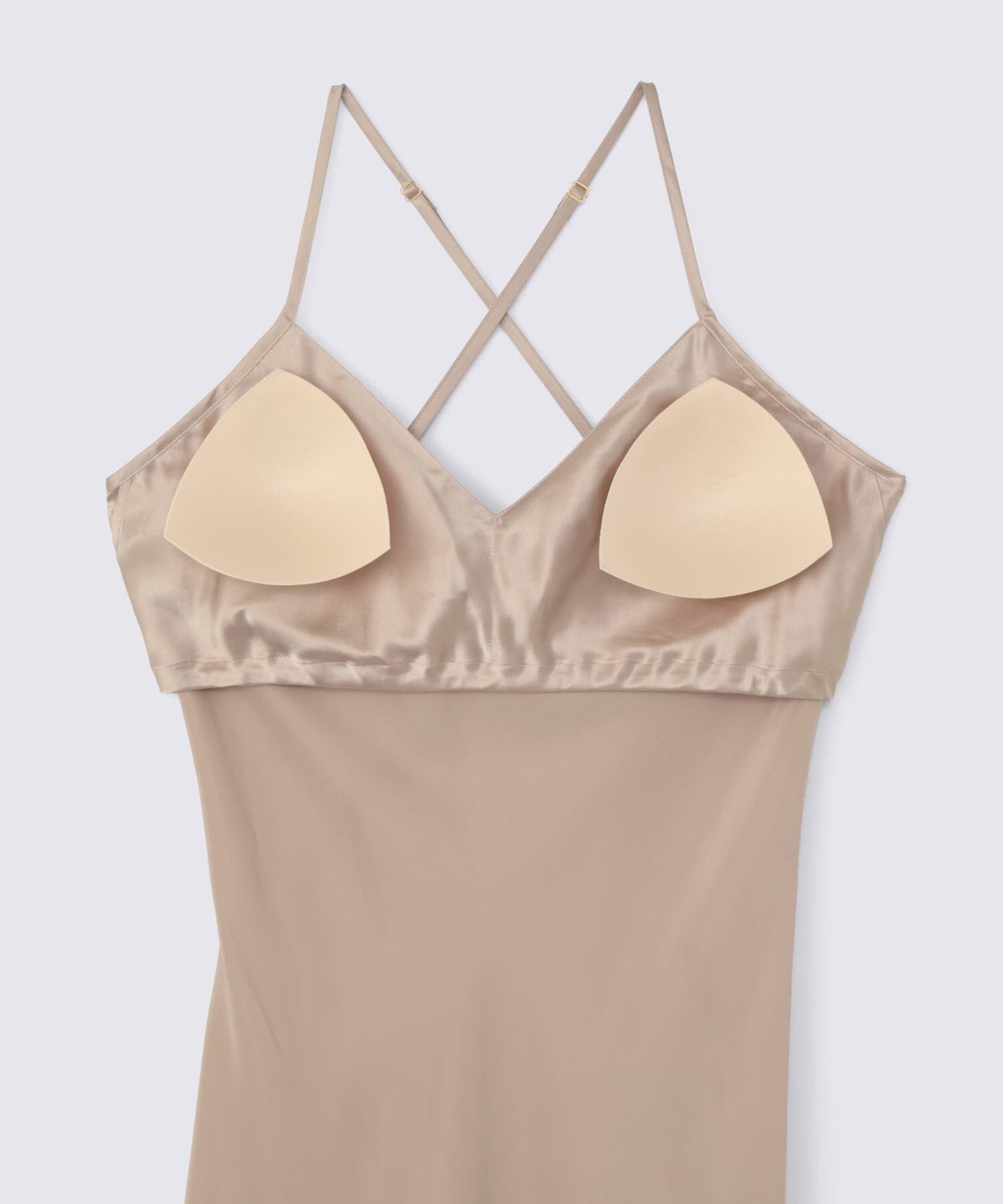 シルクキャミソール ピンクベージュ - Foo Tokyo公式ストア