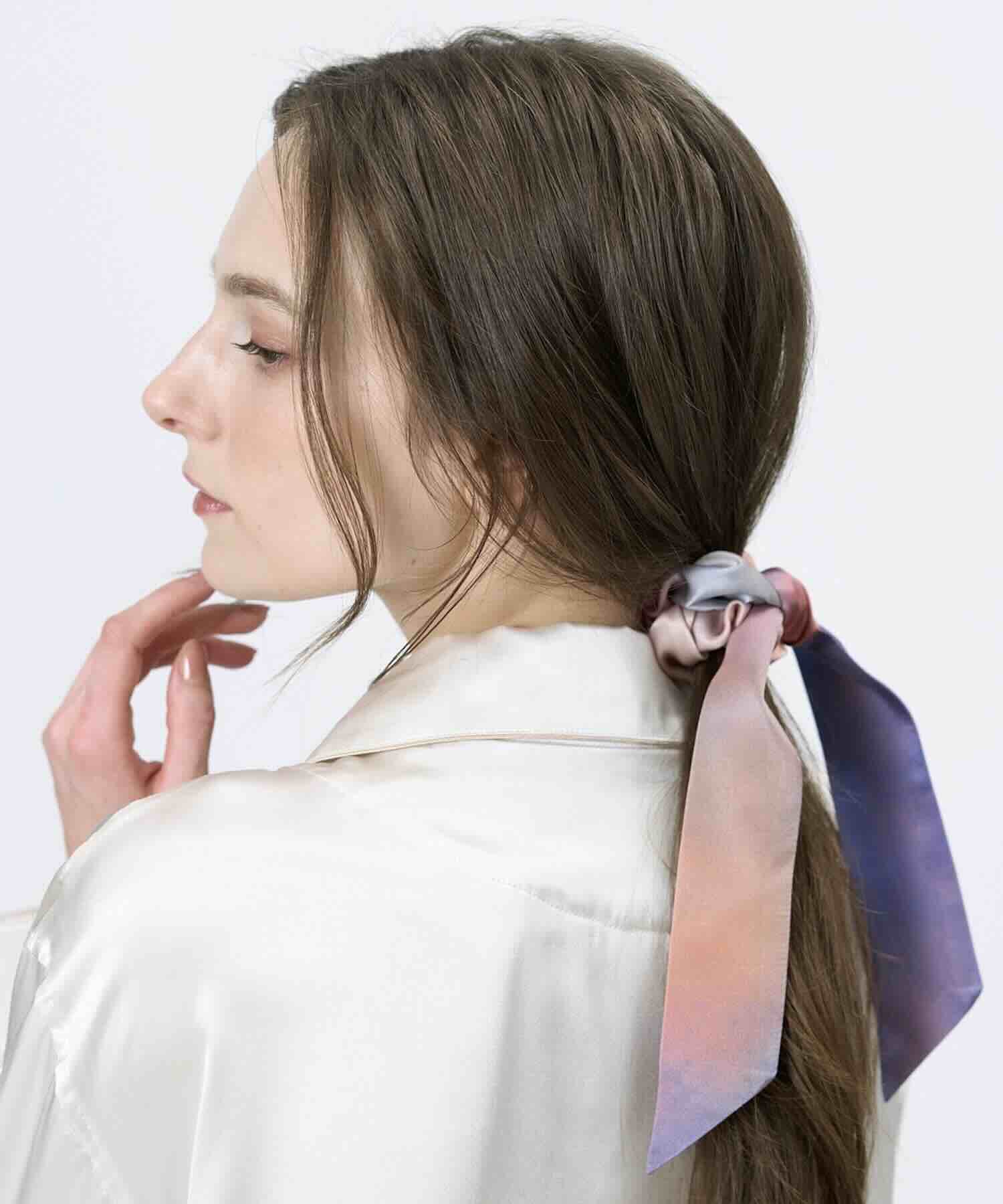 シルクリボンシュシュ 2WAYタイプ アートカラー