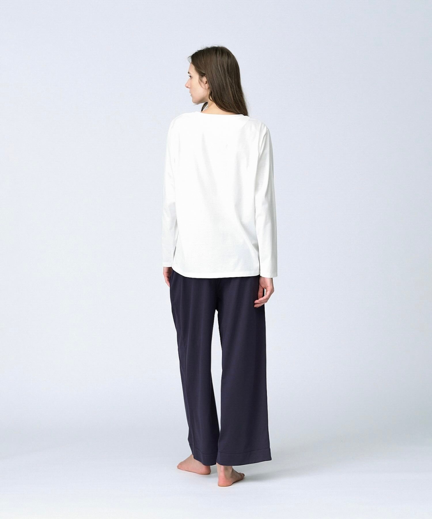 SENSATION LONG FOO TEE ホワイト Mサイズ Foo Tokyo 公式ストア |【ウィメンズ】シルクコットンロングスリーブT