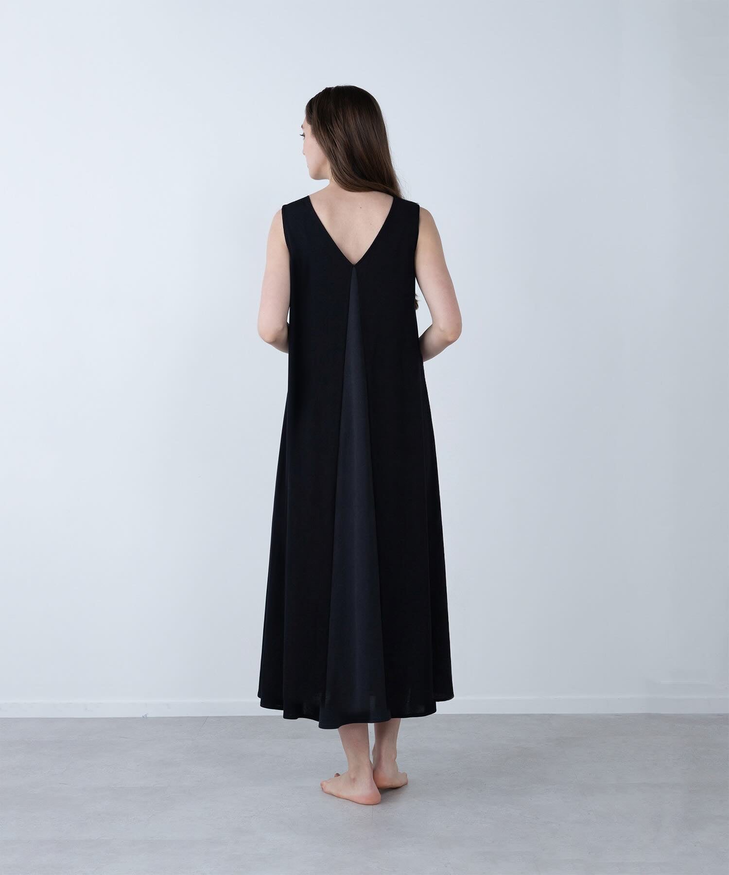 スムースタッチ リブワンピース ブラック - Foo Tokyo公式ストア