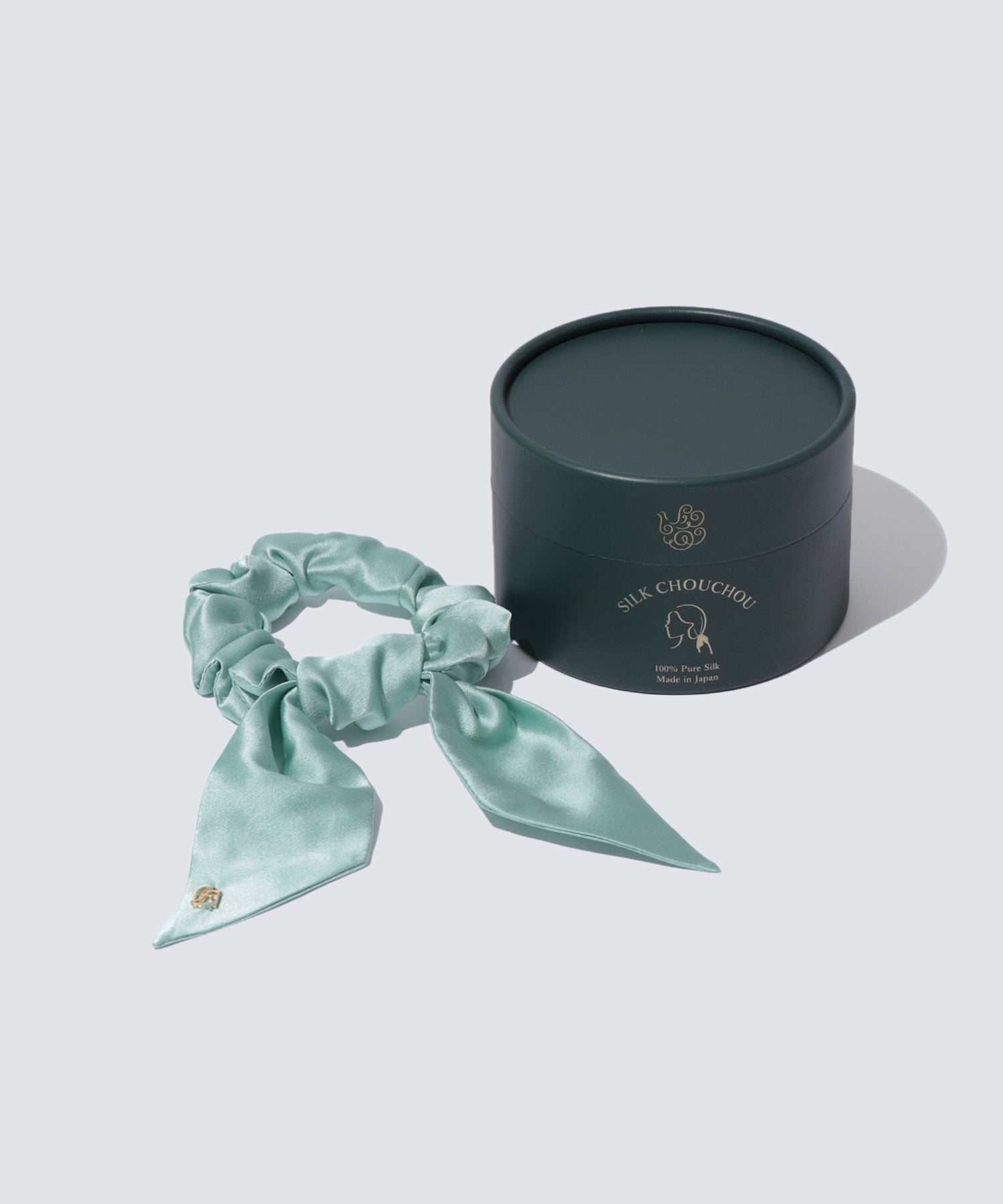シルクリボンシュシュ 2WAYタイプ  ミントグリーン - Foo Tokyo公式ストア