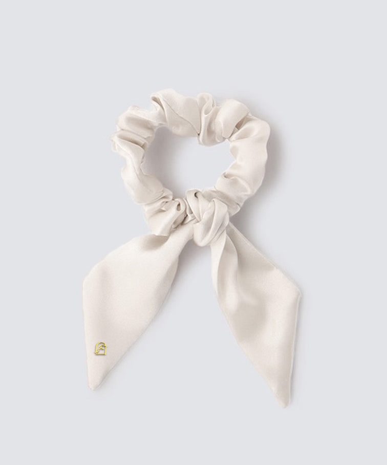 シルクリボンシュシュ 2WAYタイプ パールホワイト - Foo Tokyo公式ストア