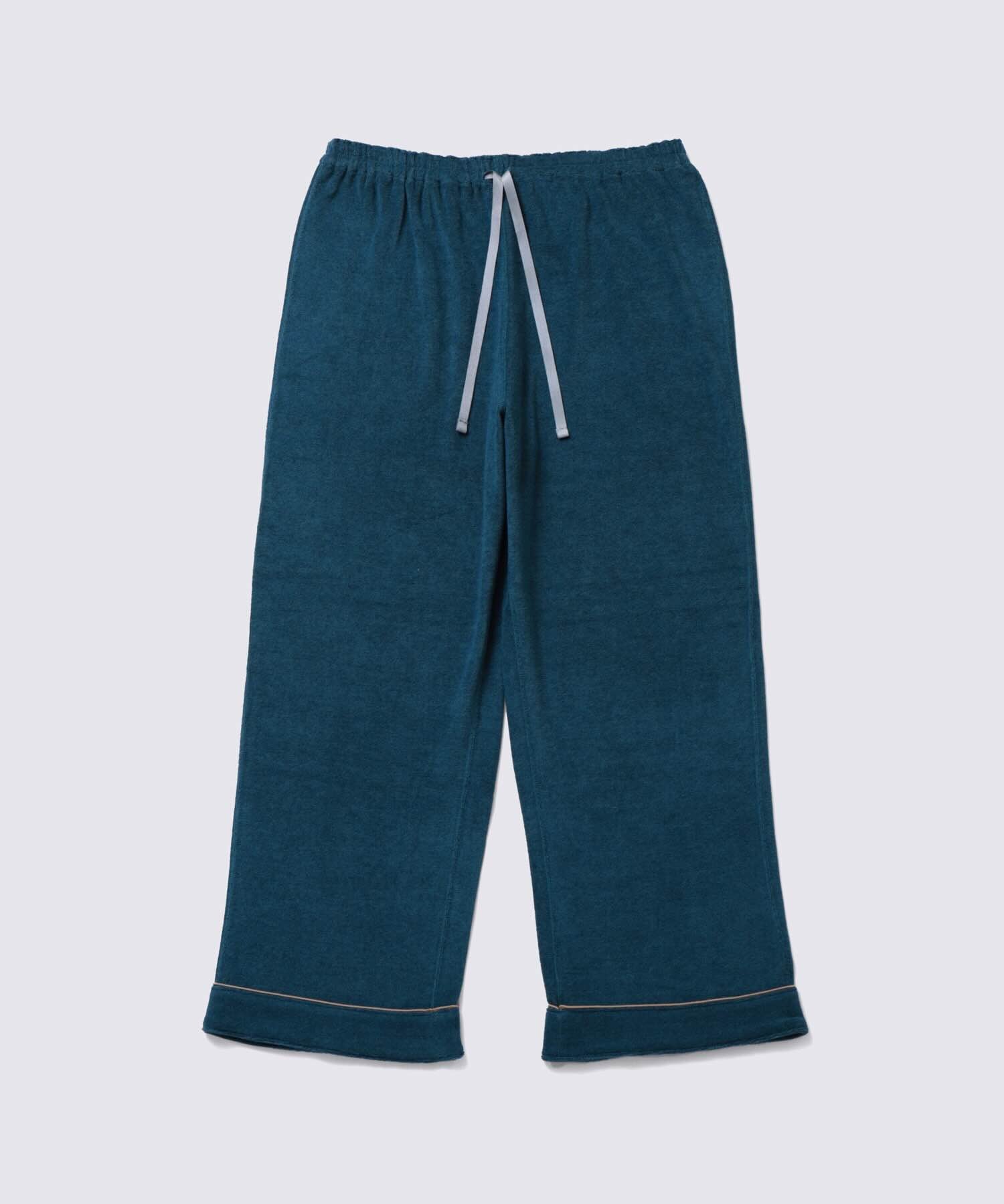 【ボトムス】コットンパジャマ ターコイズ