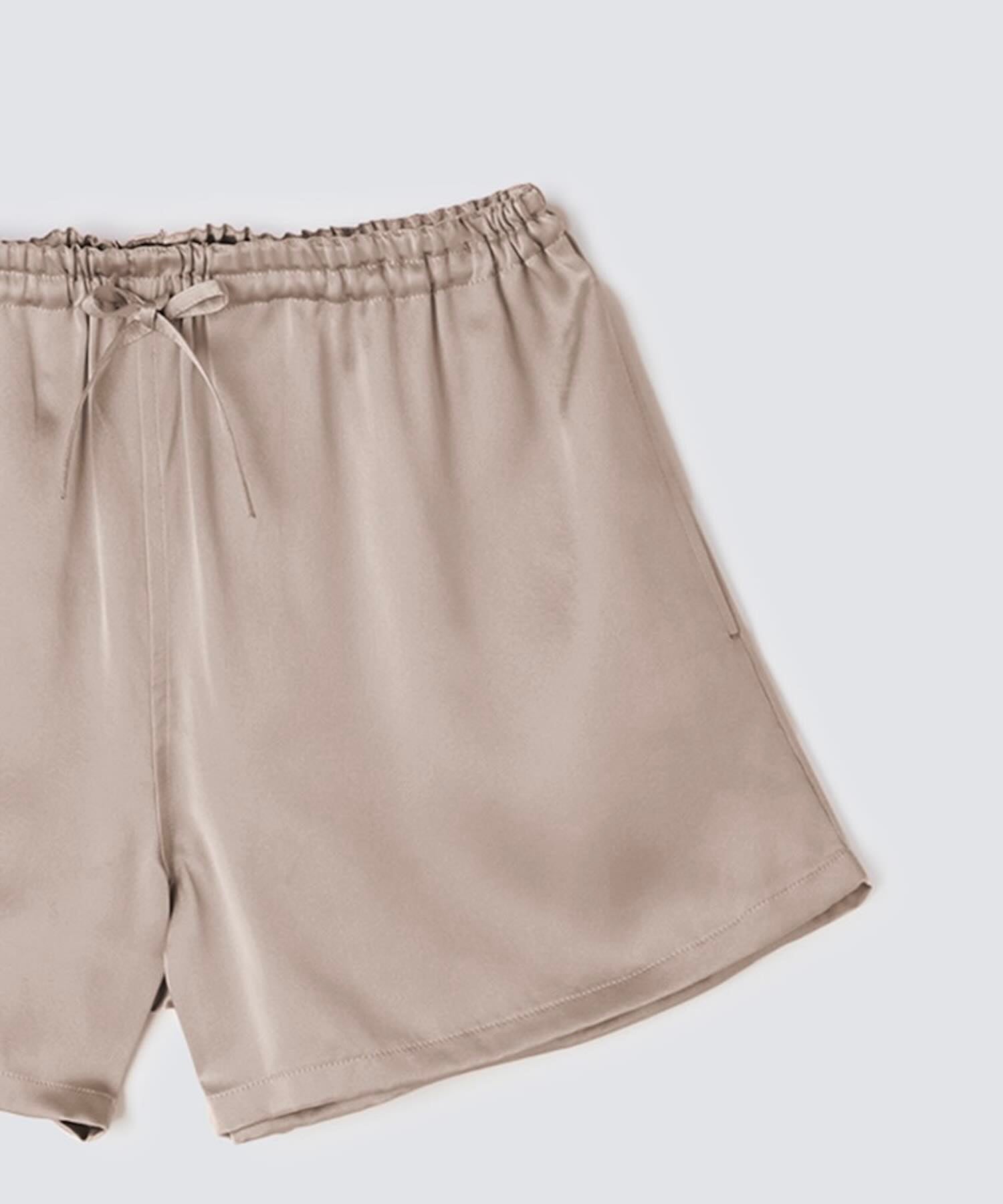 シルクショートパンツ  パールホワイト