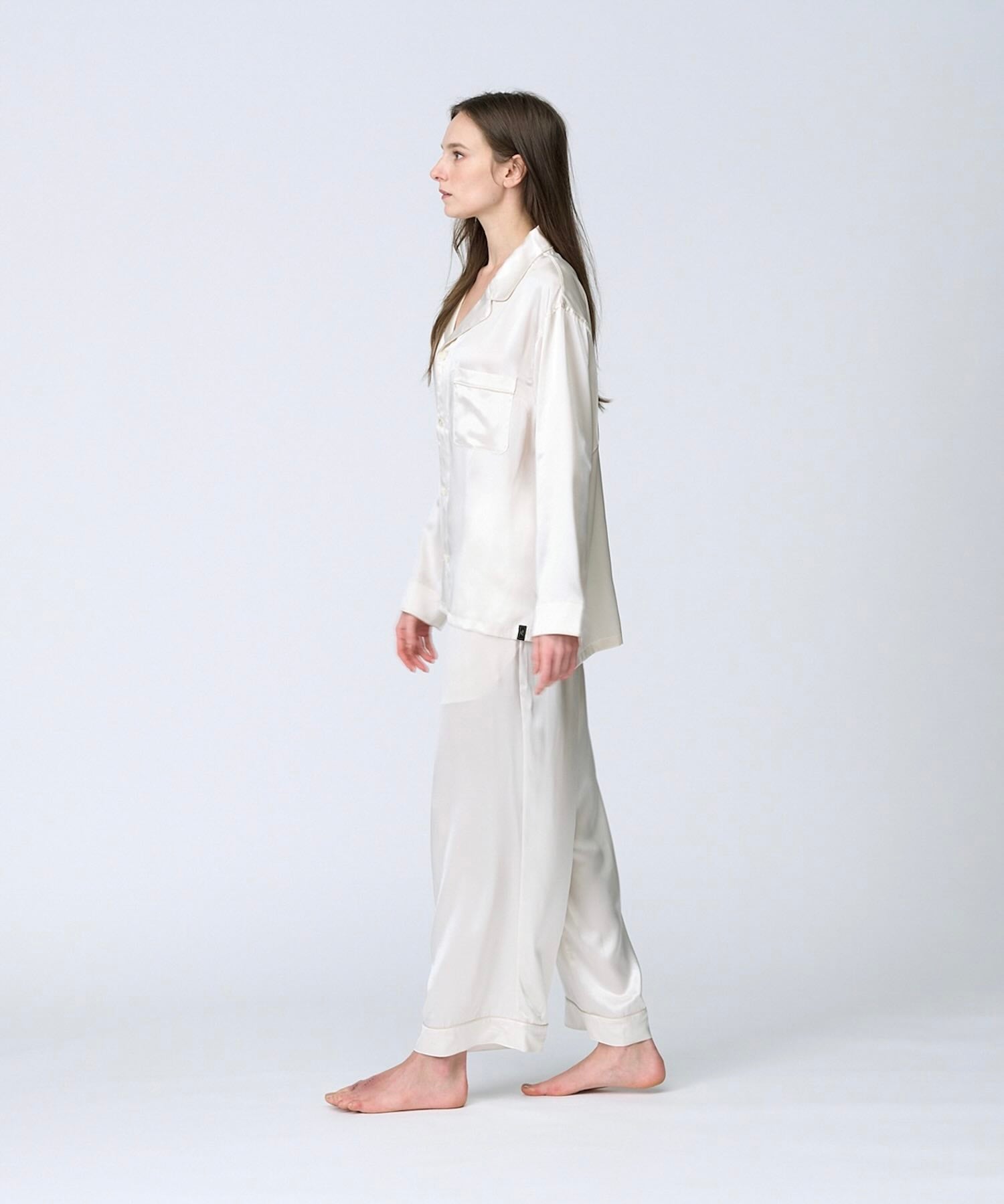 Foo Tokyo 公式ストア | 【セットアップ】シルクパジャマ パールホワイト