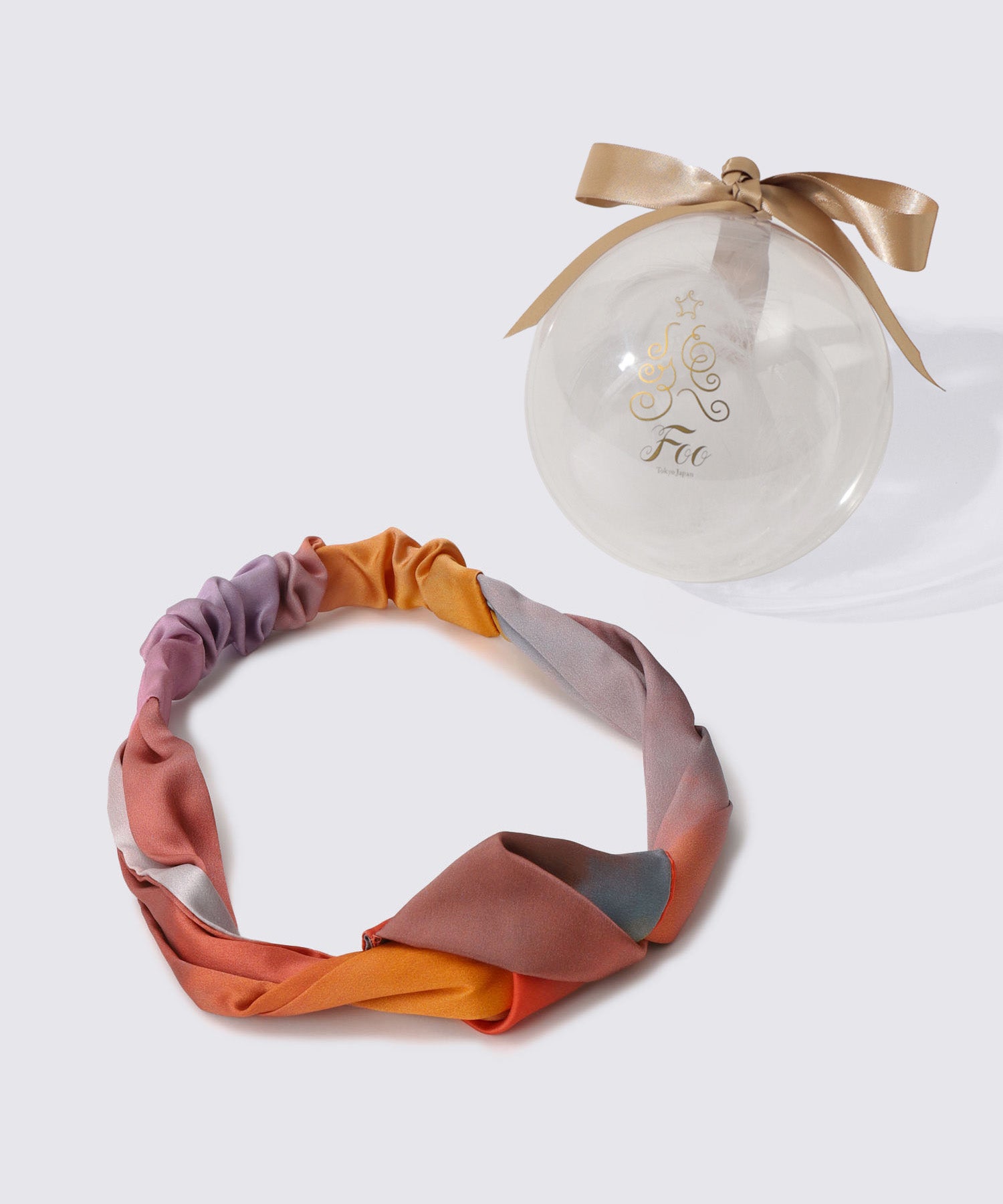 シルクヘアバンド アートカラー