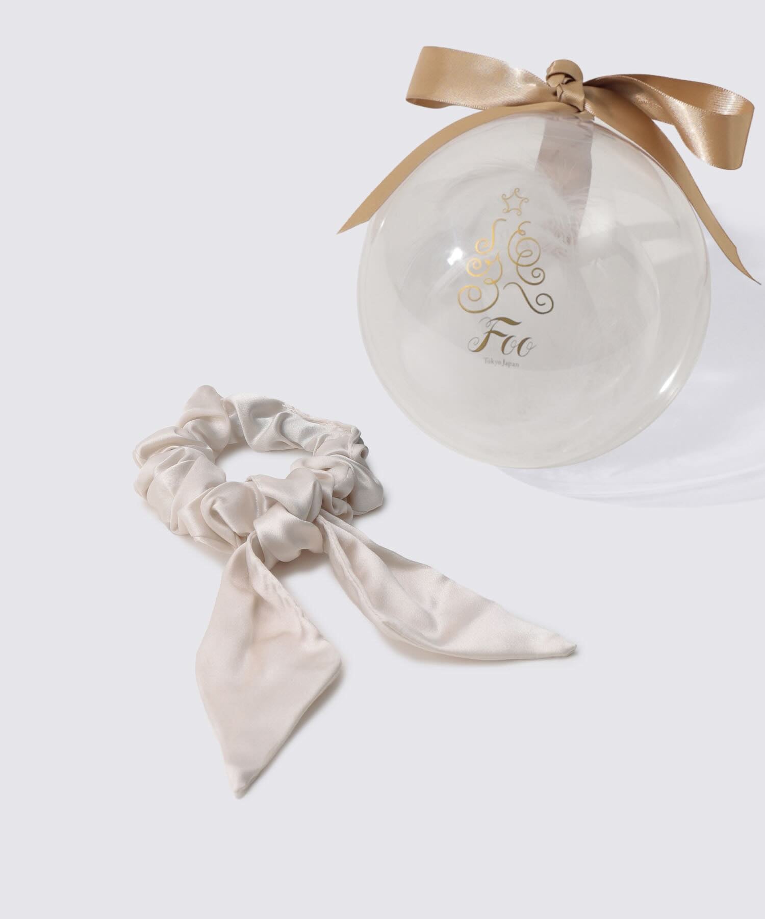 シルクリボンシュシュ 2WAYタイプ プレーンカラー