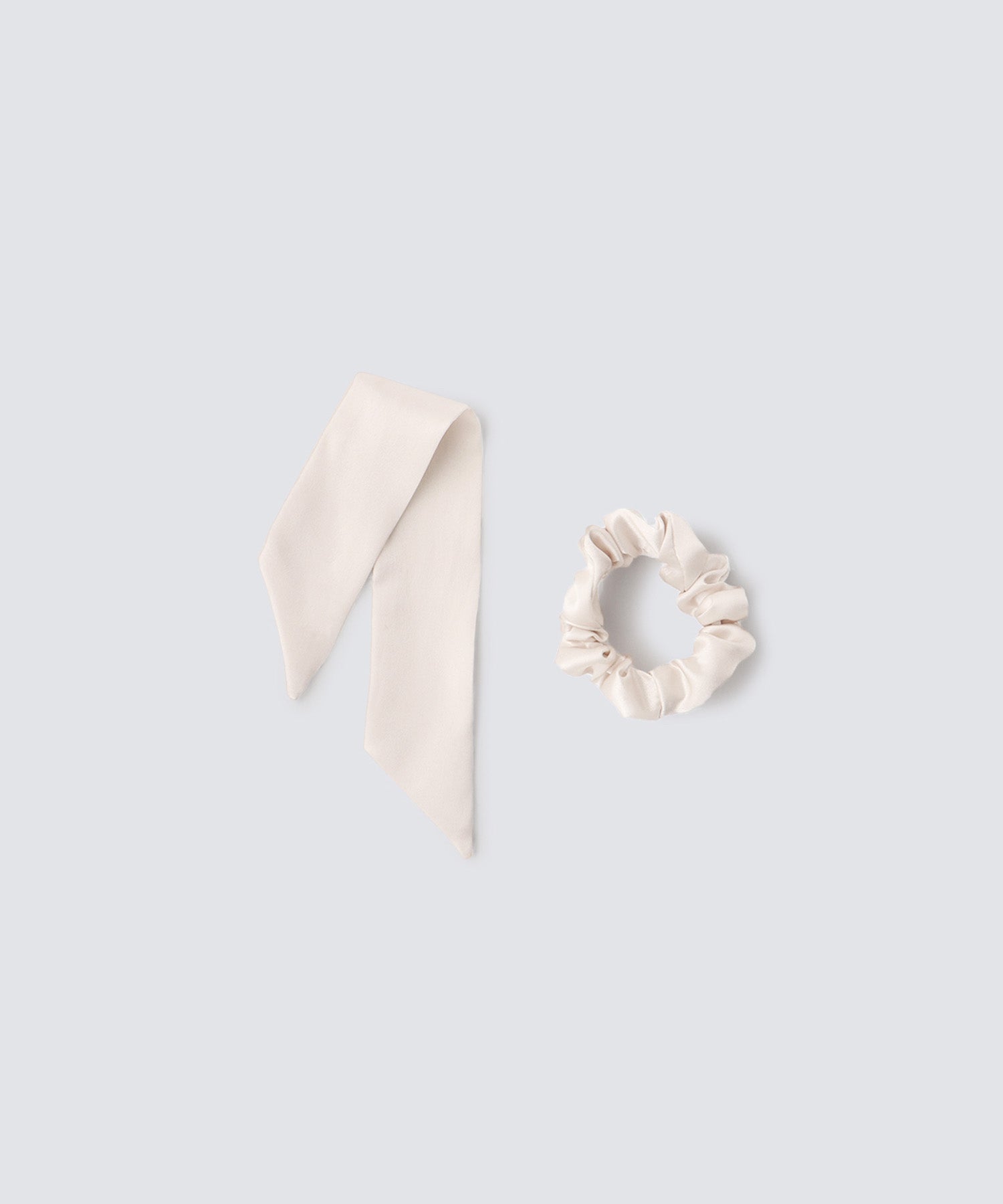 Foo Tokyo 公式ストア | シルクリボンシュシュ 2WAYタイプ パールホワイト