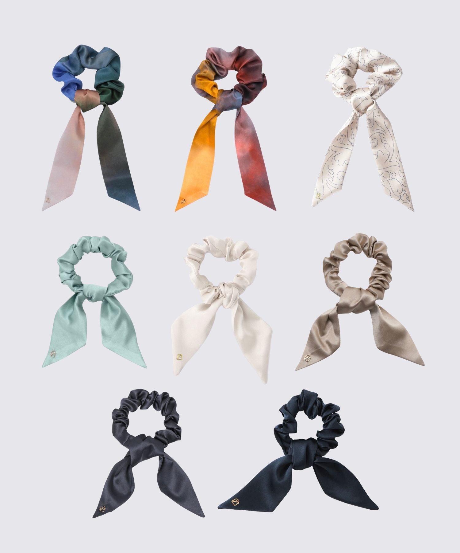 シルクリボンシュシュ 2WAYタイプ パールホワイト