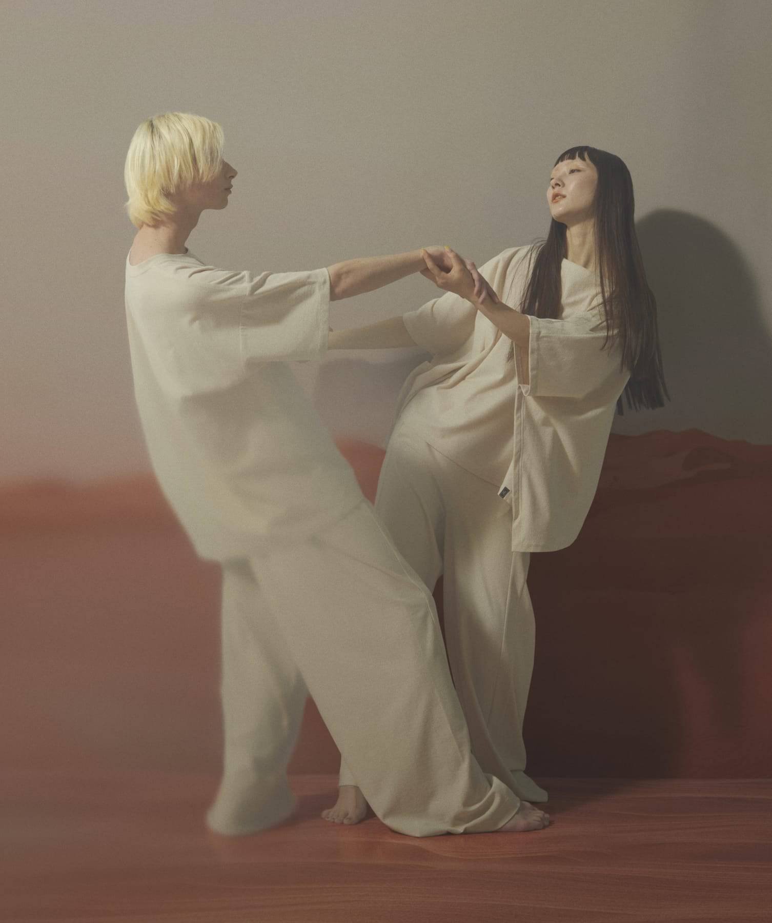 ロイヤル オーガニックコットン  Tシャツ ベージュ - Foo Tokyo公式ストア