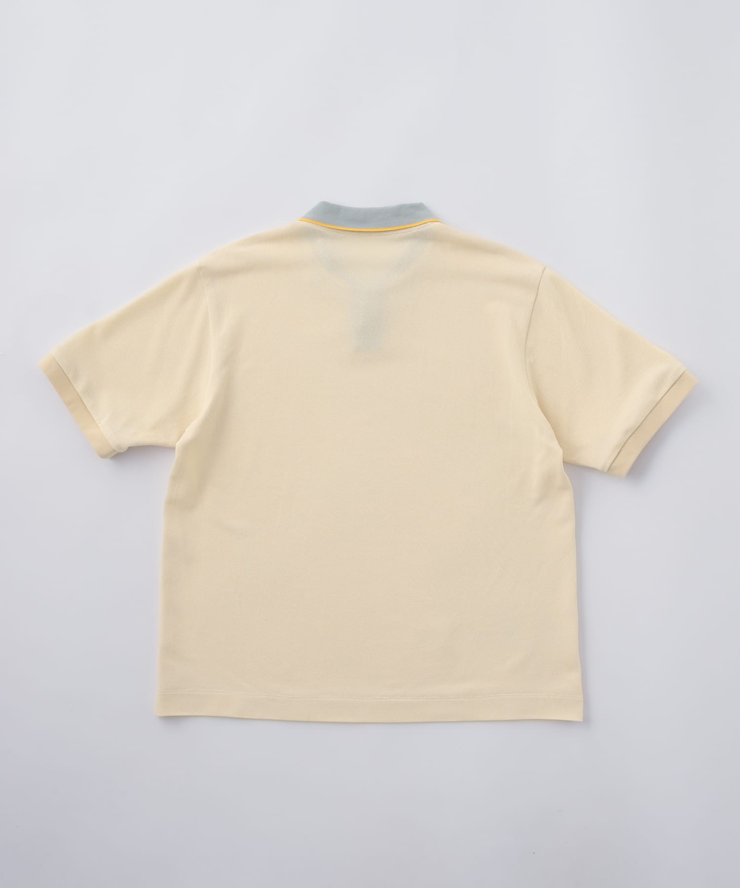 【セットアップ】オーガニックコットン バイカラーポロシャツ＆ハーフパンツ ベージュ - Foo Tokyo Japan 公式オンラインストア