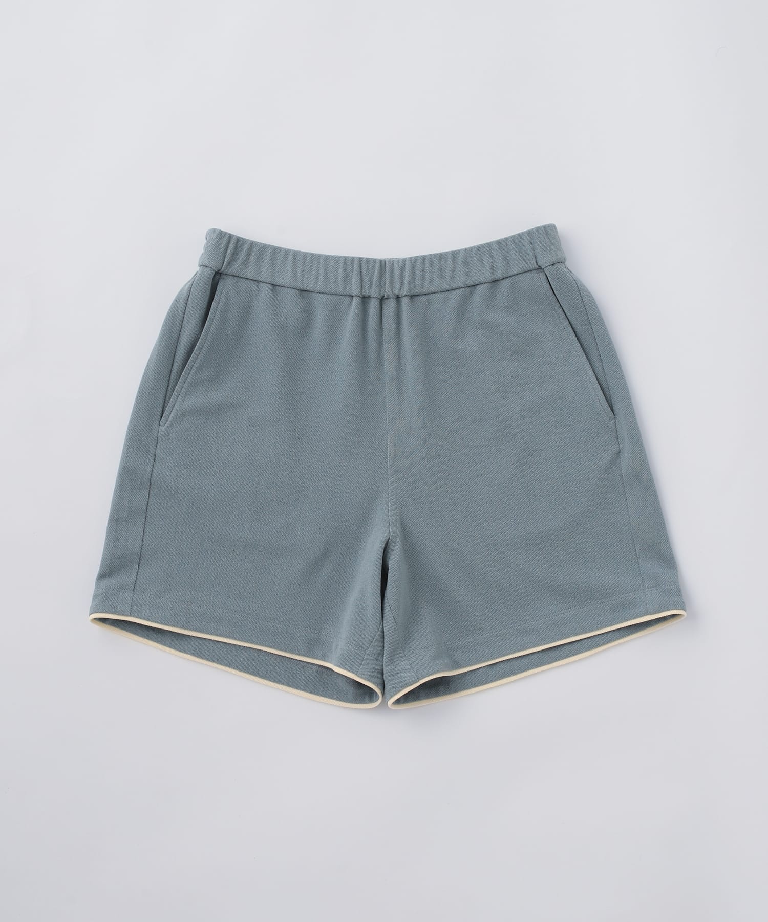 オーガニックコットン ハーフパンツ ブルー - Foo Tokyo Japan 公式オンラインストア