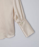 ロングカフス シルクシャツ パールホワイト - Foo Tokyo Japan 公式オンラインストア