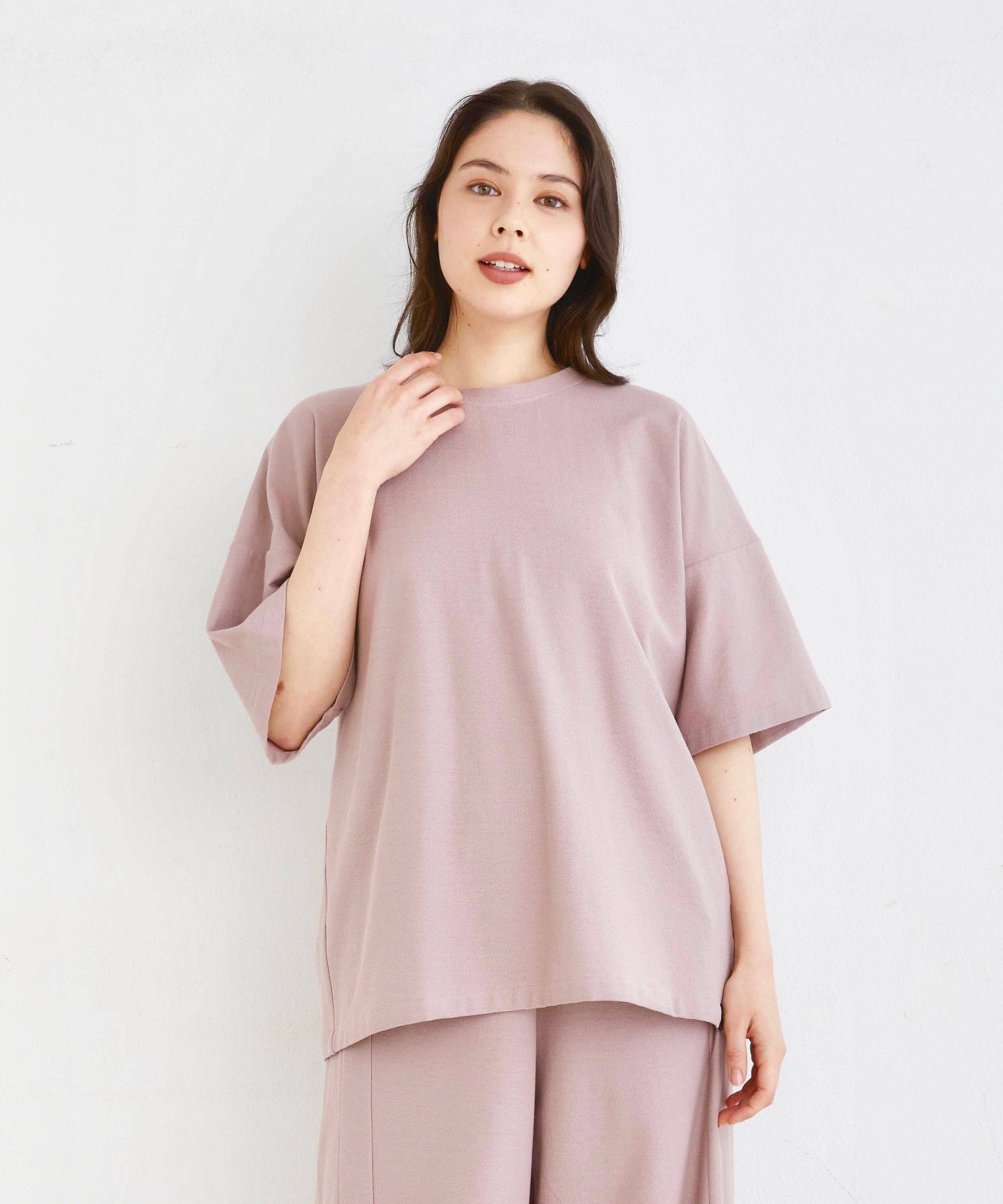 ロイヤルオーガニックコットン  Tシャツ グレージュ - Foo Tokyo公式ストア