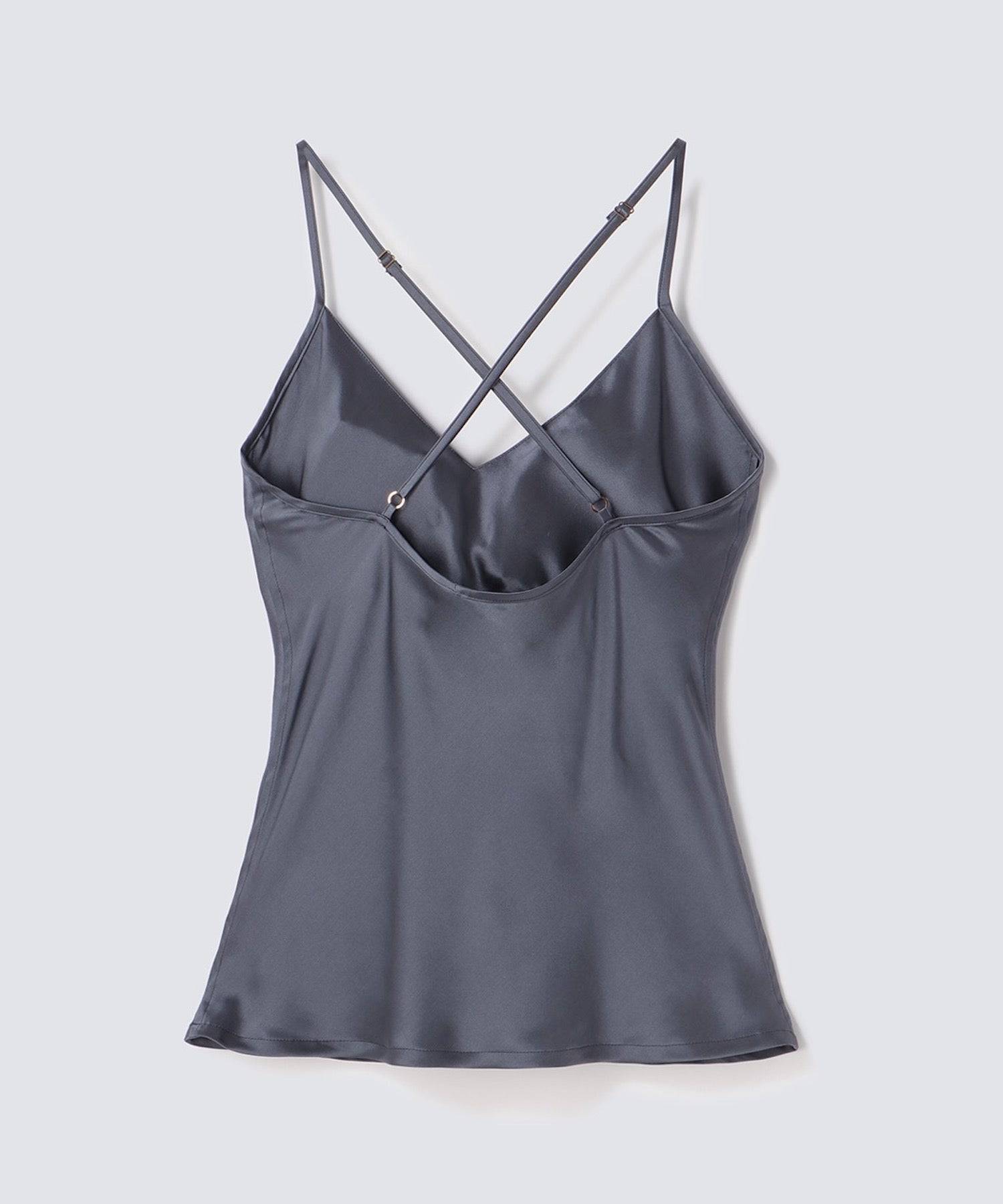 Foo Tokyo 公式ストア | シルクキャミソール チャコールグレー