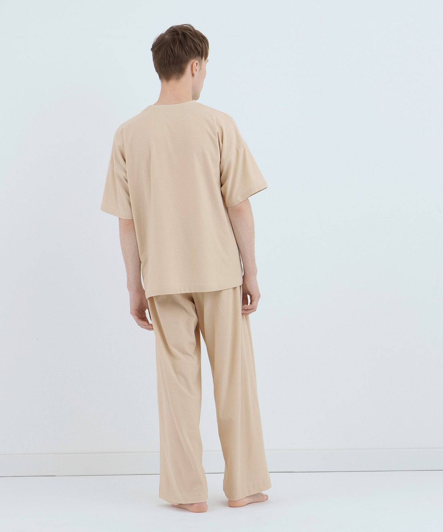 ロイヤル オーガニックコットン  Tシャツ ベージュ - Foo Tokyo公式ストア