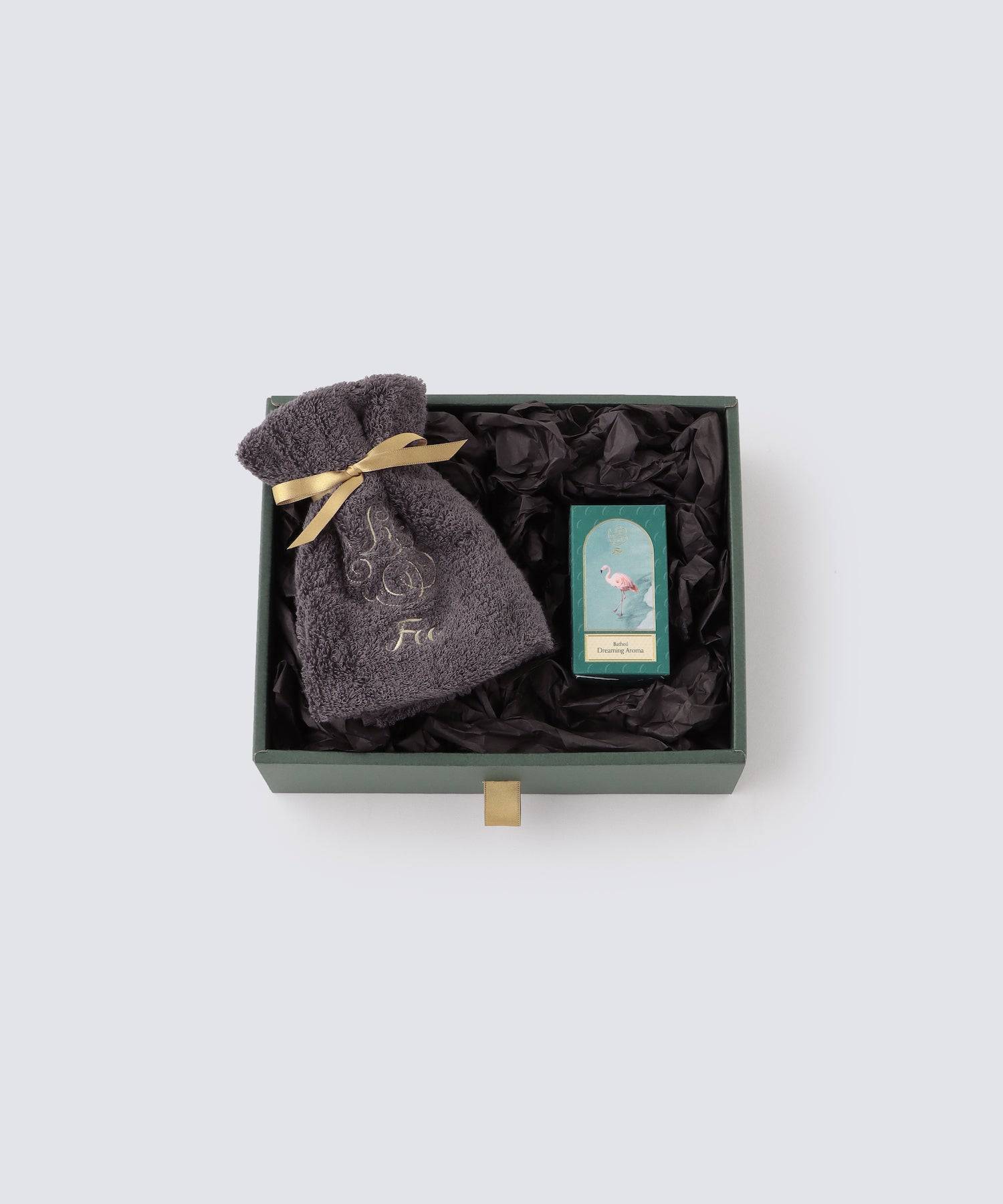 オーガニックコットン ハンドタオル & Foo Tokyo バスオイル Dreaming Aroma  1本 ギフトセット - Foo Tokyo公式ストア