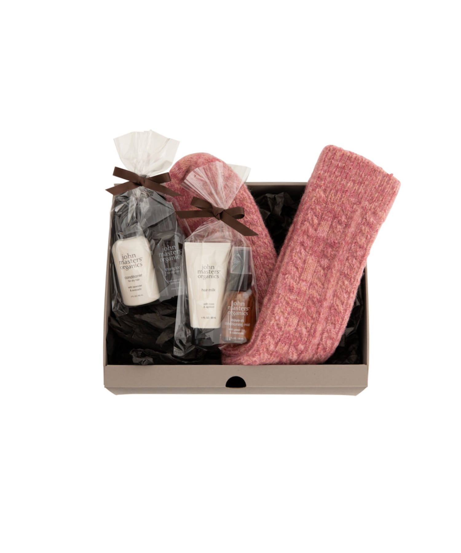 【john masters organics × Foo Tokyo】トラベルケアギフト＋ニット ルームソックス （レッド×ネイビー）-Foo Tokyoオンラインストア