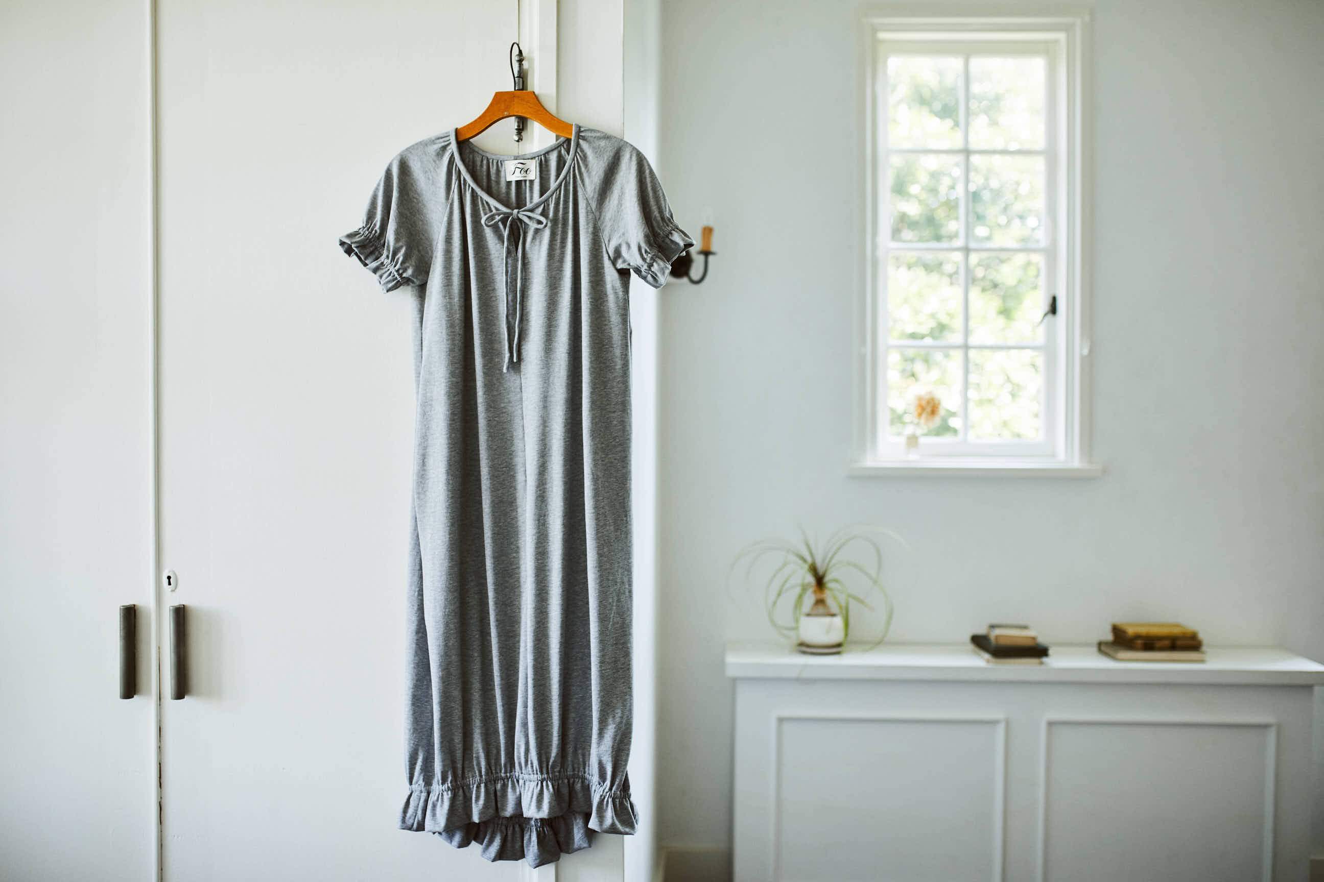 Foo Tokyo 公式ストア | スビンコットン ロング ワンピース グレー